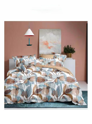 UPNEJA V HANDLOOM Uphar Polycotton Printed Double Bedsheet with two pillow cover ( 90"X100"Gift Pack)