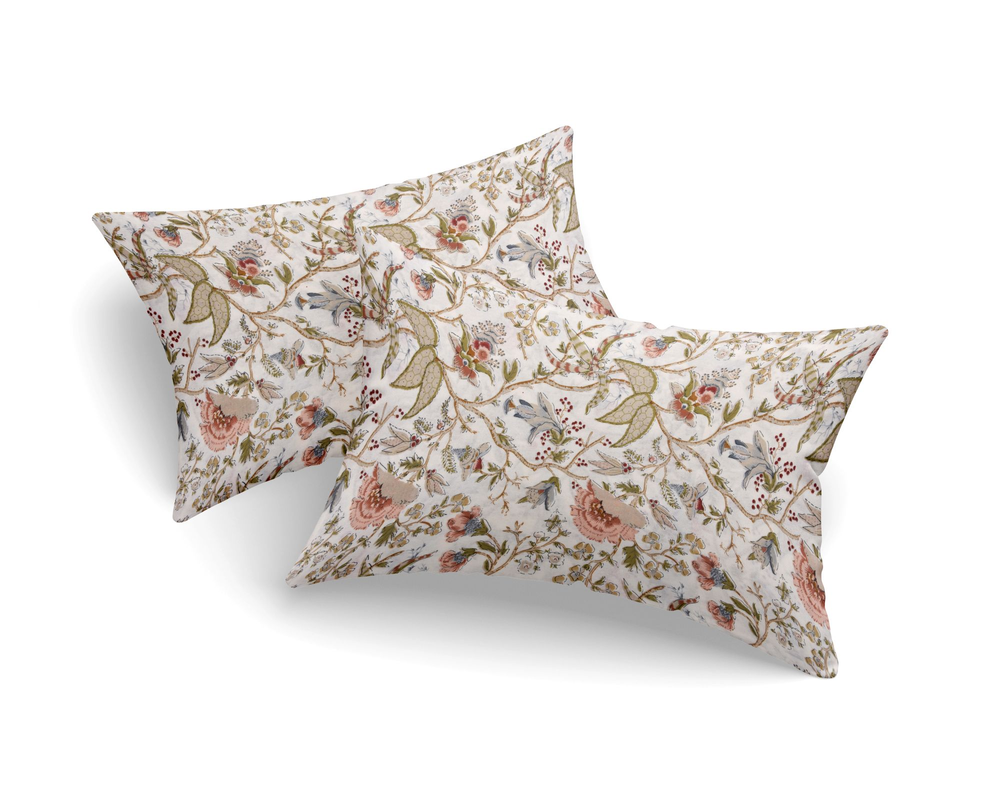 100% Cotton 1 Pc Flat Double Bedsheet With 2 Quilted Pillow Covers King Size ,186 Tc ,size 108 Inch By 108 Inch